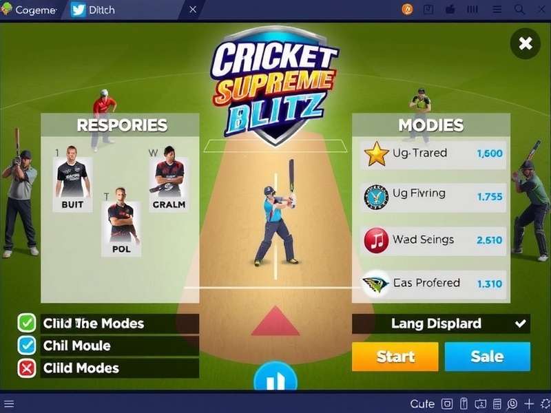 Cricket Supreme Blitz Gameplay Modes
